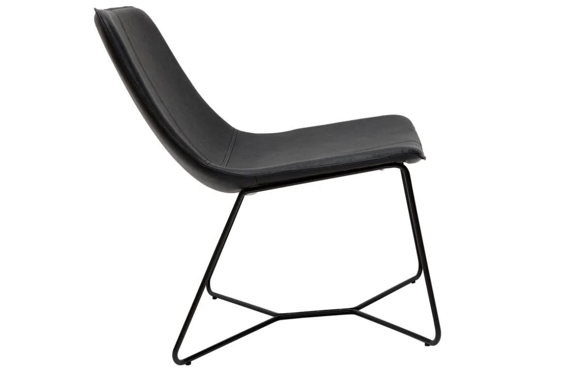 Discount Miliboo Sillón negro SANTI