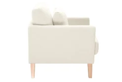Cheap Miliboo Sillón nórdico desenfundable efecto borreguillo blanco OSLO