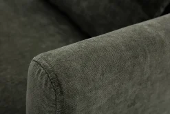 Cheap Miliboo Sillón nórdico desenfundable efecto terciopelo kaki OSLO