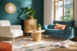 Best Miliboo Sillón nórdico efecto borreguillo y madera ISKO