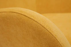 Discount Miliboo Sillón nórdico tejido efecto terciopelo y madera ESKUA