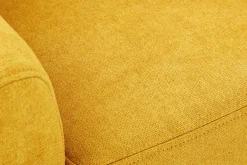 Outlet Miliboo Sillón para niños nórdico tejido efecto aterciopelado amarillo mostaza NORKID