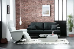 Best Sale Miliboo Sillón relax manual blanco NELSON