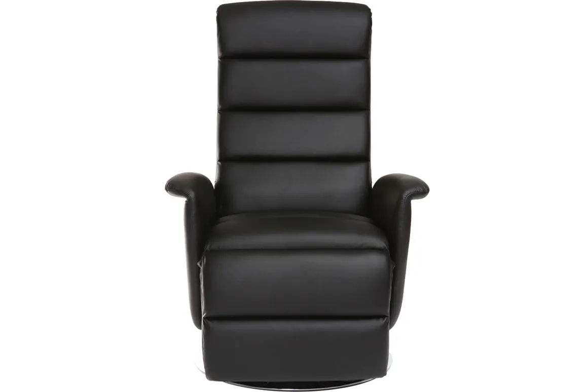 Outlet Miliboo Sillón relax manual negro NELSON