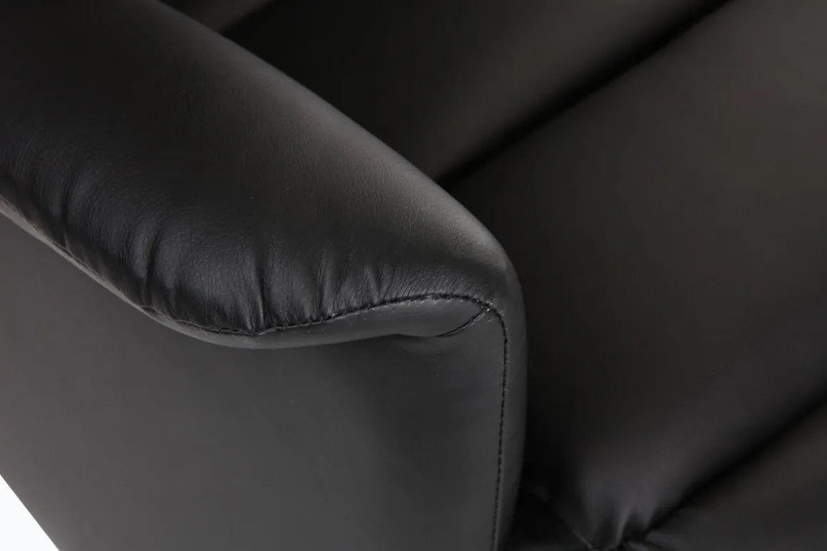 Outlet Miliboo Sillón relax manual negro NELSON