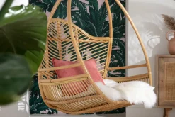 Cheap Miliboo Sillón suspendido en ratán GALON -
