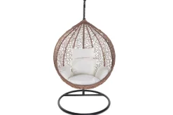 Cheap Miliboo Sillón suspendido huevo resina color natural MOJO