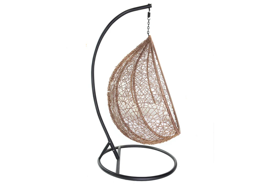 Cheap Miliboo Sillón suspendido huevo resina color natural MOJO