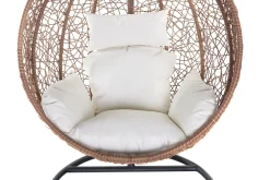Cheap Miliboo Sillón suspendido huevo resina color natural MOJO
