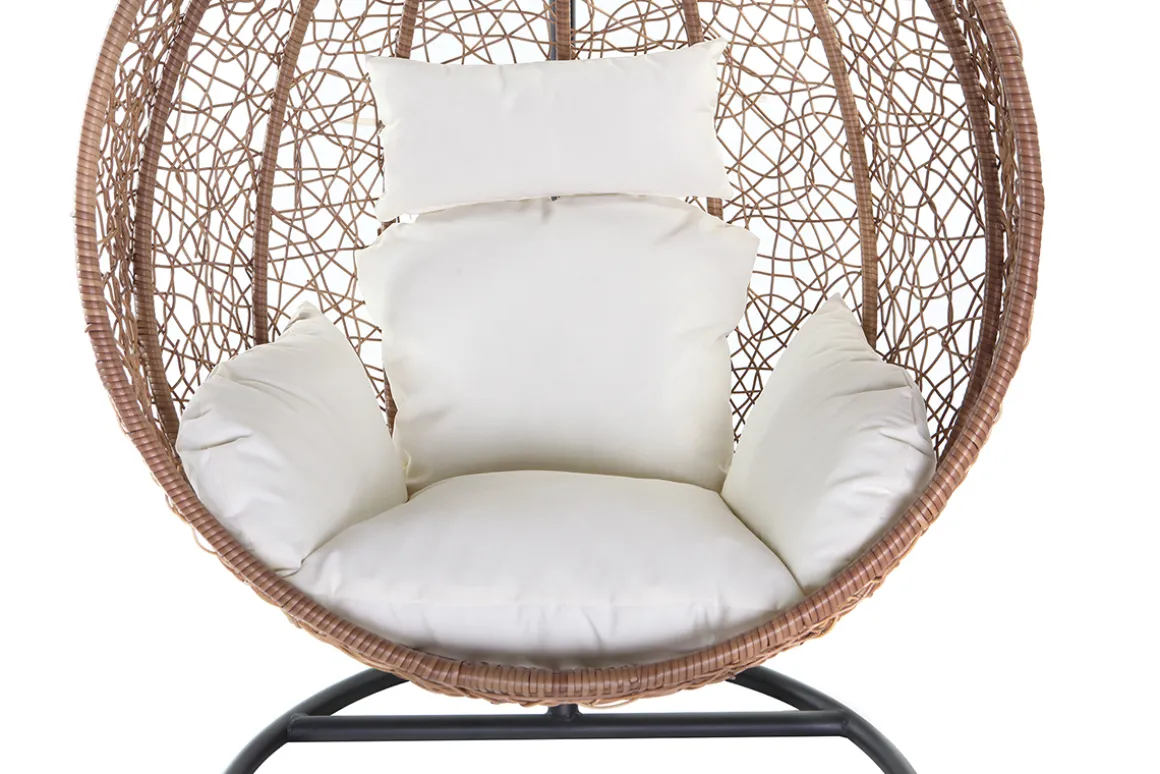 Cheap Miliboo Sillón suspendido huevo resina color natural MOJO