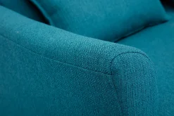 Best Sale Miliboo Sofá 2 plazas azul petróleo KATE