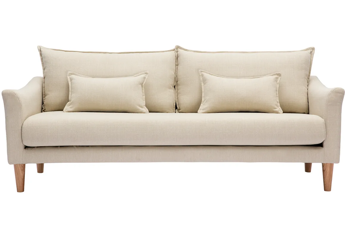 Cheap Miliboo Sofá 3 plazas beige KATE