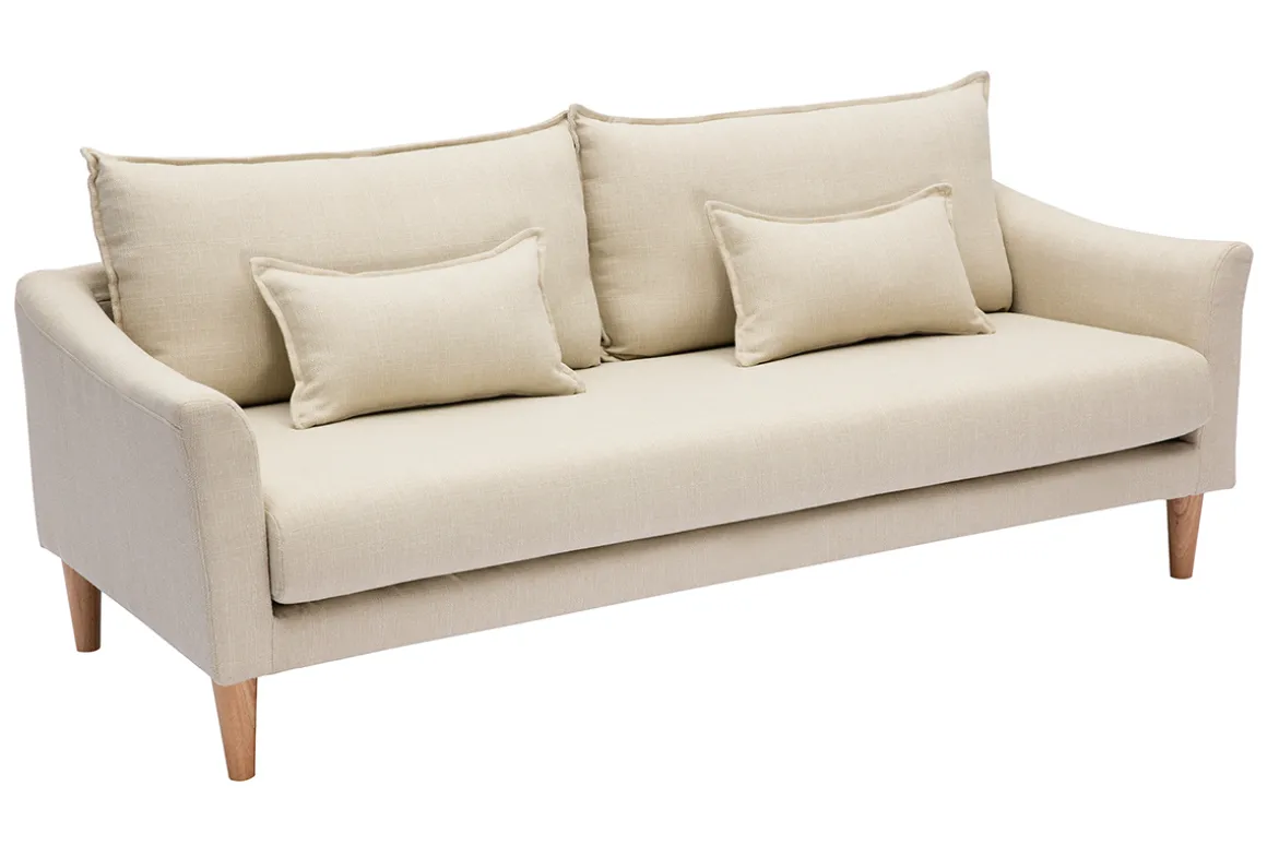Cheap Miliboo Sofá 3 plazas beige KATE