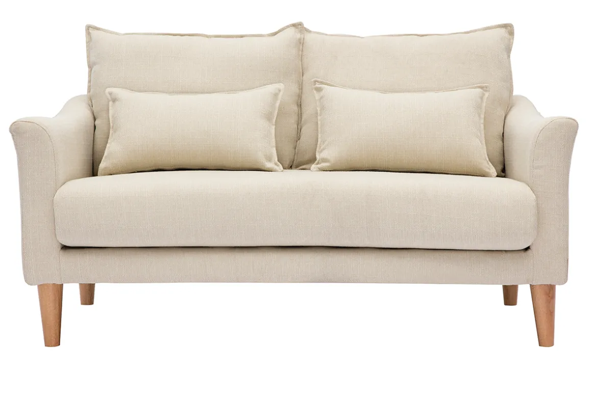 Online Miliboo Sofá 2 plazas beige KATE