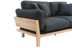 Store Miliboo Sofá 3 plazas desenfundable gris antracita KYO