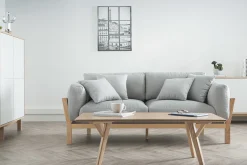 Store Miliboo Sofá 3 plazas desenfundable gris antracita KYO