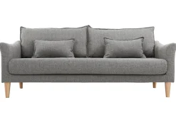Discount Miliboo Sofá 3 plazas gris KATE