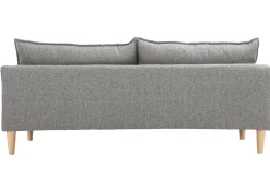 Discount Miliboo Sofá 3 plazas gris KATE