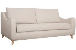 Best Miliboo Sofá cama nórdico 3 plazas beige VENDOME