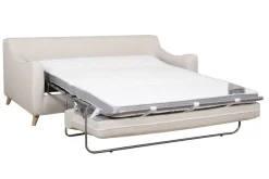 Best Miliboo Sofá cama nórdico 3 plazas beige VENDOME