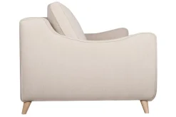 Best Miliboo Sofá cama nórdico 3 plazas beige VENDOME