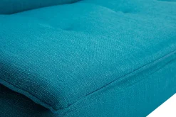 Shop Miliboo Sofá convertible 3 plazas azul petróleo SENSO