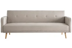 New Miliboo Sofá convertible 3 plazas diseño escandinavo beige ULLA