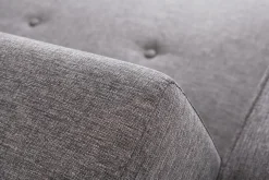New Miliboo Sofá convertible 3 plazas diseño escandinavo gris oscuro ULLA