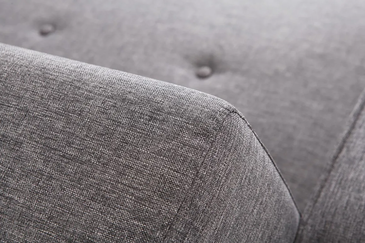 New Miliboo Sofá convertible 3 plazas diseño escandinavo gris oscuro ULLA
