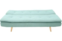 Cheap Miliboo Sofá convertible diseño escandinavo 3 plazas azul lago SENSO