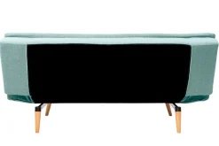 Cheap Miliboo Sofá convertible diseño escandinavo 3 plazas azul lago SENSO