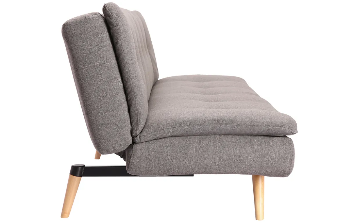Best Miliboo Sofá convertible diseño escandinavo 3 plazas gris oscuro SENSO