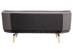 Best Miliboo Sofá convertible diseño escandinavo 3 plazas gris oscuro SENSO