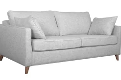 Online Miliboo Sofá convertible nórdico 3 plazas gris claro PAPEL