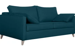 Cheap Miliboo Sofá convertible nórdico 3 plazas azul petróleo PAPEL