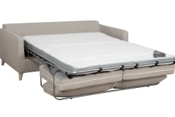 Shop Miliboo Sofá convertible nórdico 3 plazas beige natural PAPEL