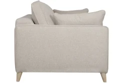Shop Miliboo Sofá convertible nórdico 3 plazas beige natural PAPEL
