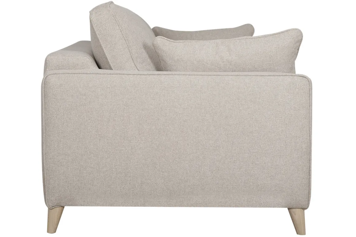 Shop Miliboo Sofá convertible nórdico 3 plazas beige natural PAPEL