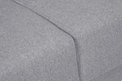 Shop Miliboo Sofá convertible nórdico gris claro y madera GRAHAM