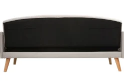 Cheap Miliboo Sofá convertible vintage 3 plazas gris ARYA