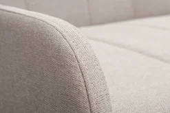 Cheap Miliboo Sofá convertible vintage 3 plazas gris ARYA