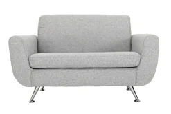 Online Miliboo Sofá de diseño 2 plazas gris PURE