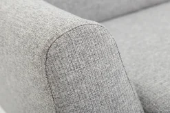 Online Miliboo Sofá de diseño 2 plazas gris PURE