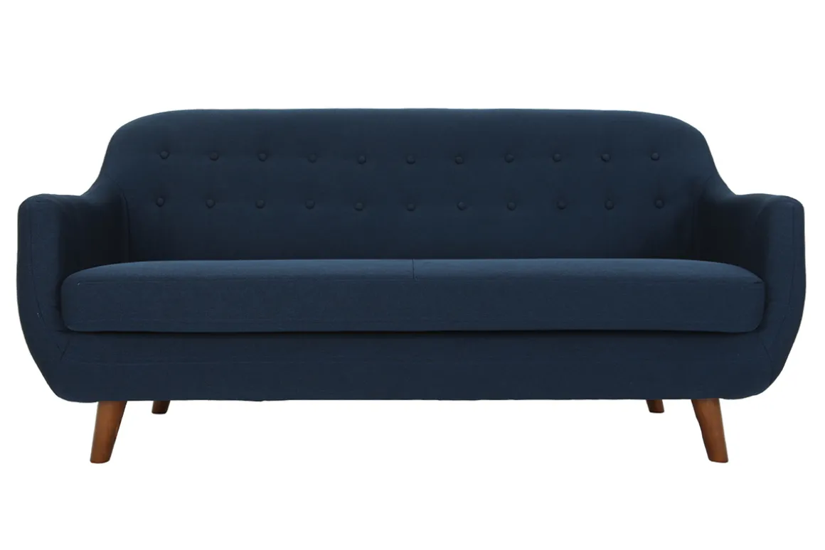 Store Miliboo Sofá diseño 3 plazas azul YNOK