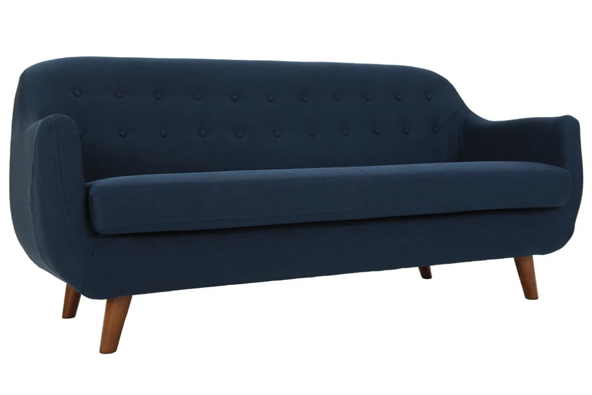 Store Miliboo Sofá diseño 3 plazas azul YNOK