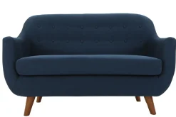 Best Miliboo Sofá diseño 2 plazas azul YNOK