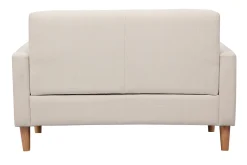 Store Miliboo Sofá diseño 2 plazas beige MOON