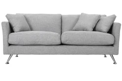 Discount Miliboo Sofá diseño 3 plazas diseño gris claro VOLUPT