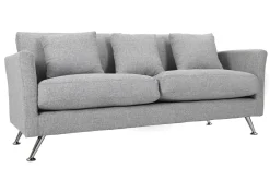 Discount Miliboo Sofá diseño 3 plazas diseño gris claro VOLUPT