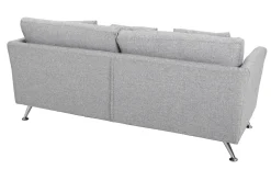 Discount Miliboo Sofá diseño 3 plazas diseño gris claro VOLUPT